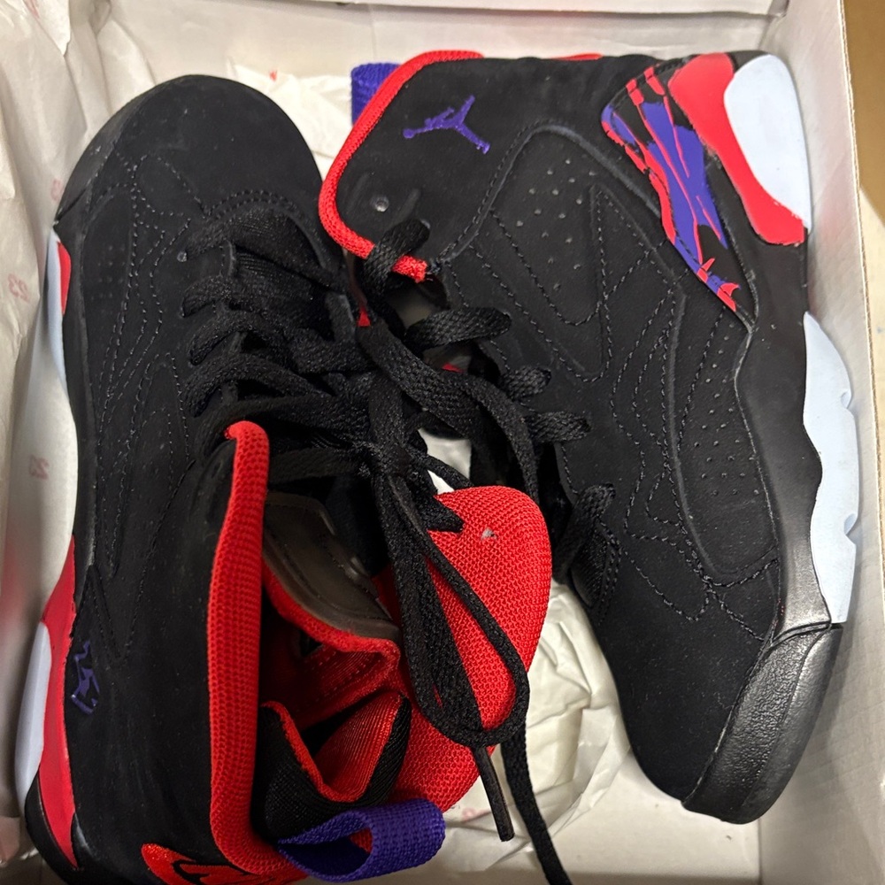 Jordan Kids Sneakers Black Red Purple